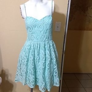⭐Teal lace dress